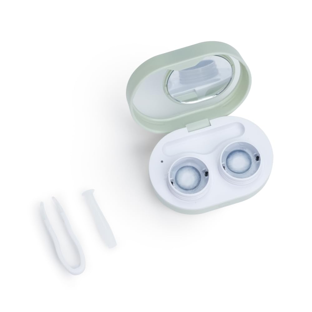 ReO2 Mini Pro Soft Contact Lens Cleaner – Advanced Electrophoresis, Mirror & Tweezers (Green)