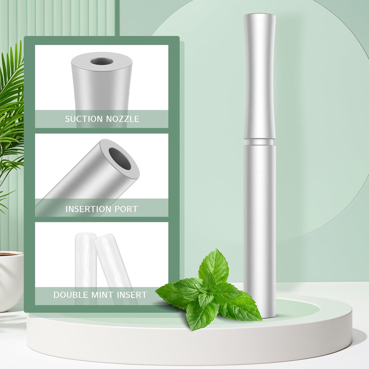 Healthy Air Flavored Device - Plant Core, Quit Bad Habits, Durable Aluminum