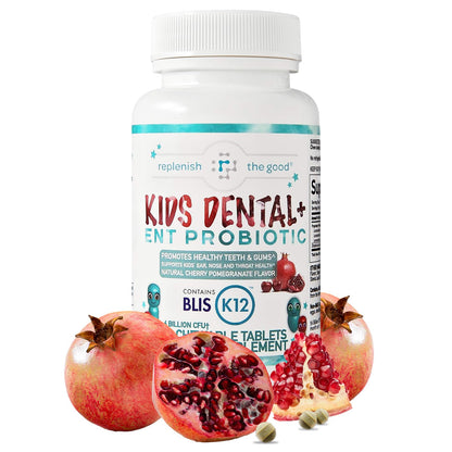 Children's Dental Probiotic Chewables – 6B CFU | Teeth & Gums, Bad Breath & ENT Support (Cherry-Pomegranate)