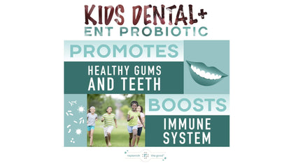 Children's Dental Probiotic Chewables – 6B CFU | Teeth & Gums, Bad Breath & ENT Support (Cherry-Pomegranate)