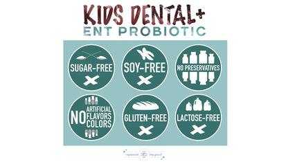 Children's Dental Probiotic Chewables – 6B CFU | Teeth & Gums, Bad Breath & ENT Support (Cherry-Pomegranate)