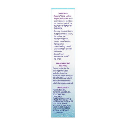 Replens Long Lasting Vaginal Moisturizer – 3-Pack with Reusable Applicator | 14 Applications