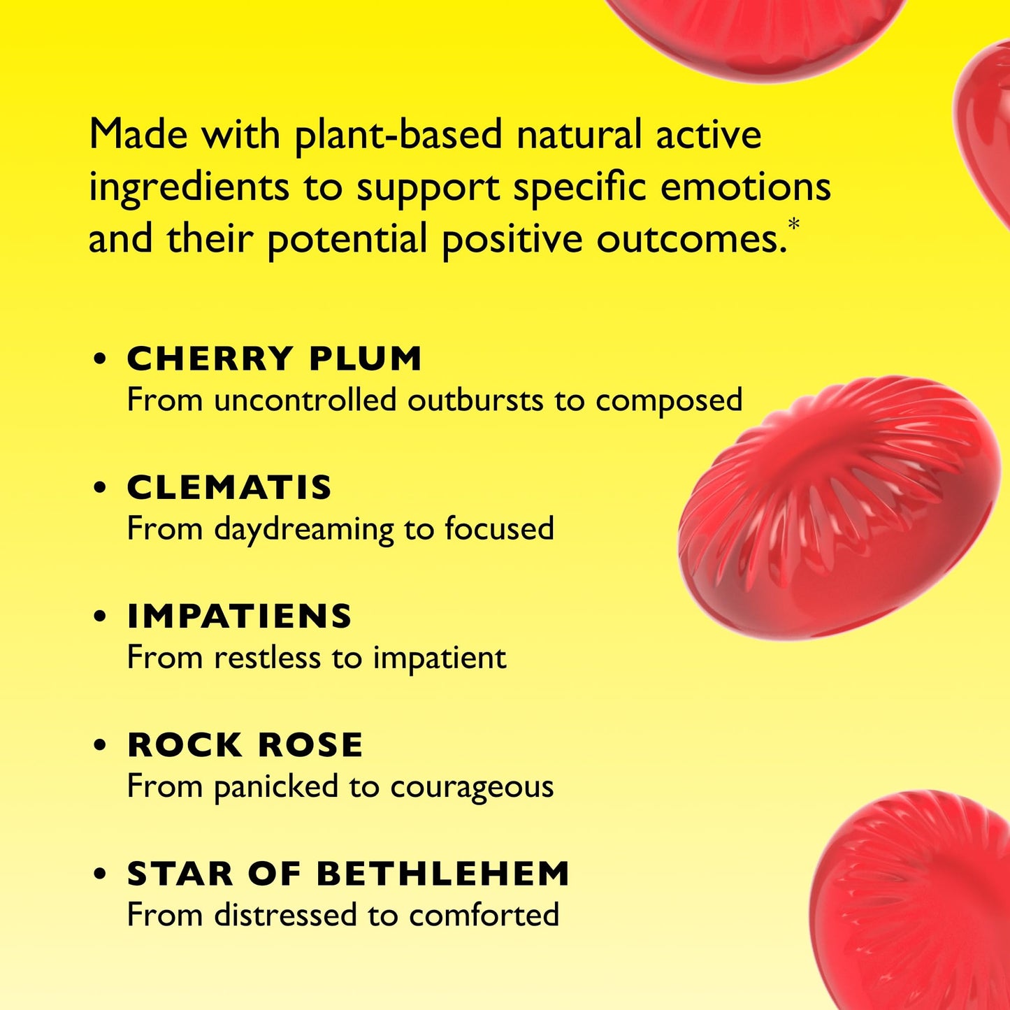 RESCUE Kids Pastilles – Natural Strawberry Stress Relief for Children | Calming Homeopathic Flower Essences
