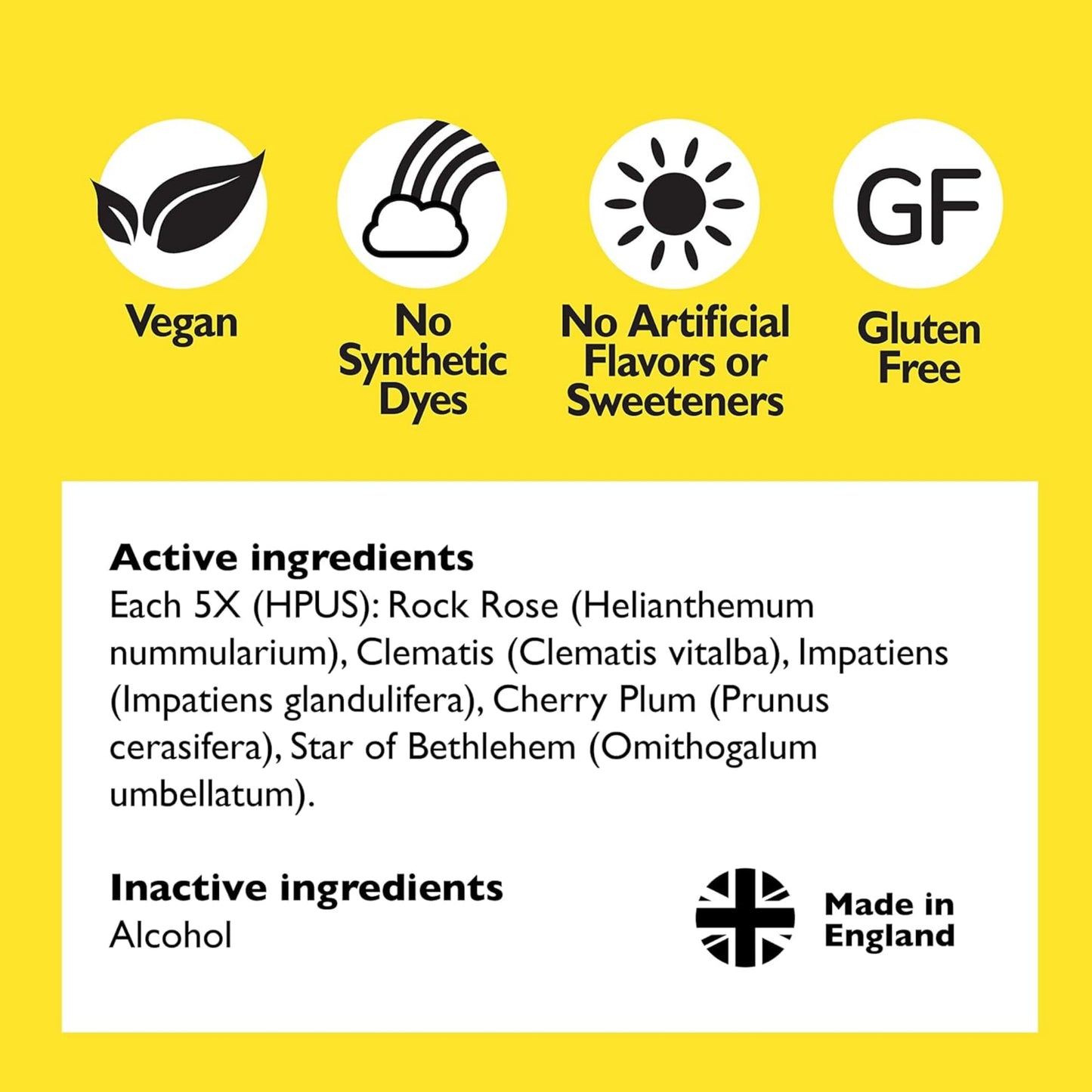 Rescue Remedy Drops 20 mL - Flower-Based Wellness Blend for Daily Care