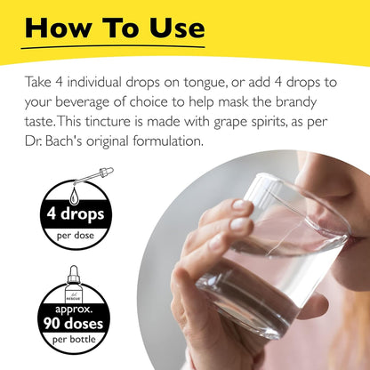 RESCUE REMEDY Dropper 10mL – Natural Homeopathic Stress Relief
