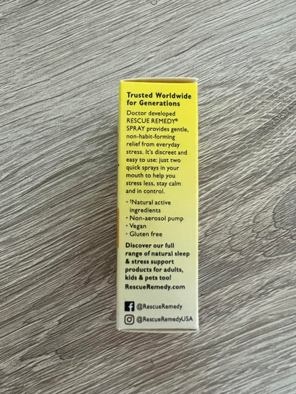 Rescue Remedy Spray 7 ml – Vegan, Non-Aerosol Pump