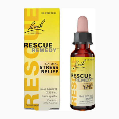 RESCUE REMEDY Dropper 10mL – Natural Homeopathic Stress Relief
