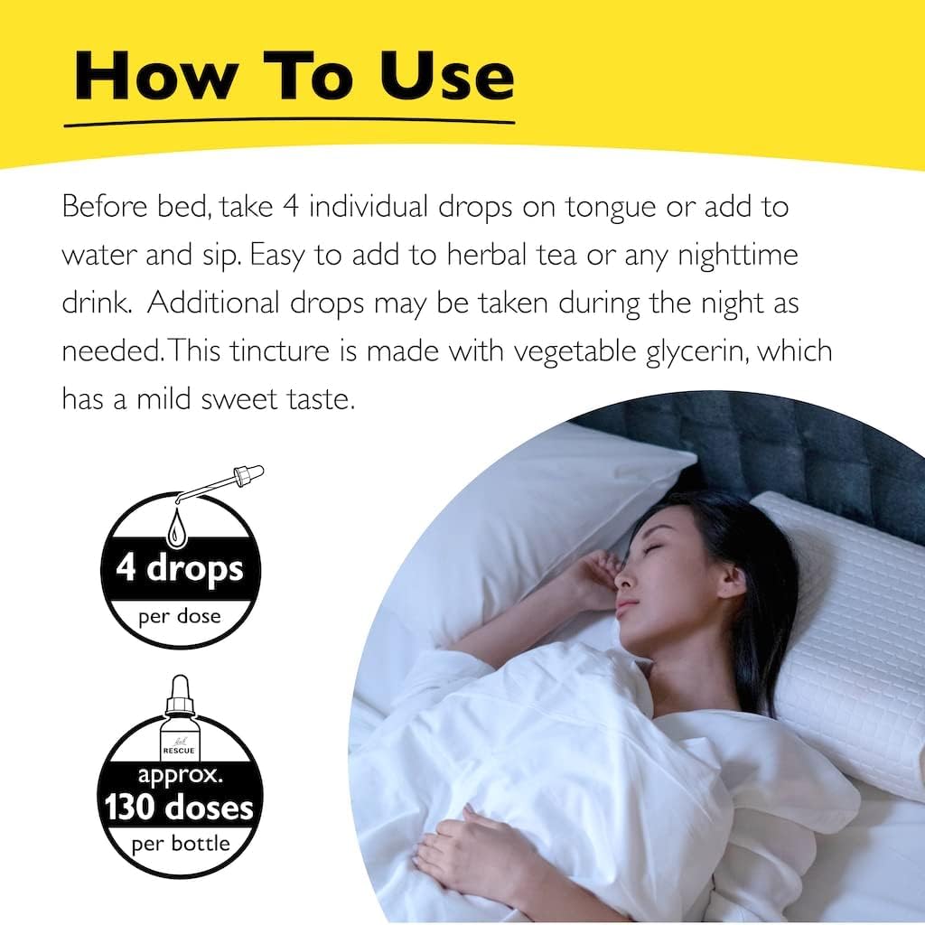 RESCUE Stress Relief & Sleep Bundle (Non-Alcohol) – Bach Remedy Dropper 20mL 2-Pack