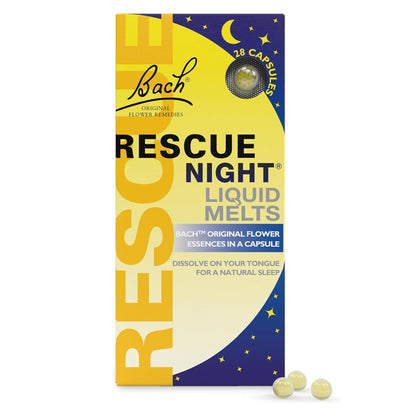 BACH RESCUE SLEEP Liquid Melts – Natural Sleep Aid, Melatonin-Free | Orange Vanilla