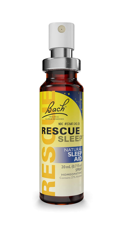 RESCUE SLEEP Spray 20mL — Natural Sleep Aid & Stress Relief (Vegan, Melatonin-Free)