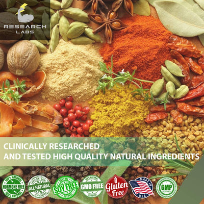 Research Labs Premium Hemp Capsules – 450,000mg, 2-for-1 Organic Oil