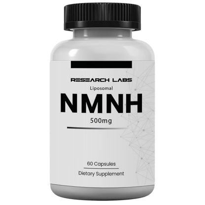 Research Labs Liposomal NMNH 500mg | 60 Capsules | NAD+ Anti-Aging Booster