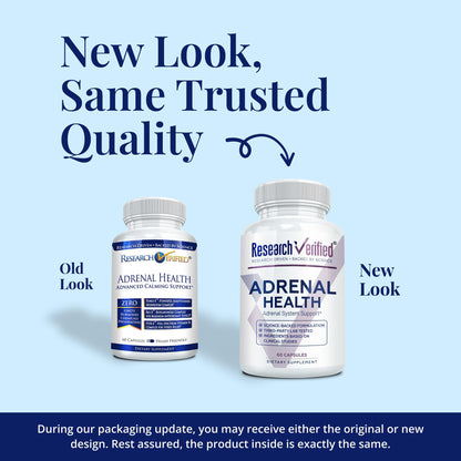Research Verified Adrenal Support – 360 Capsules | Cortisol Balance & Energy