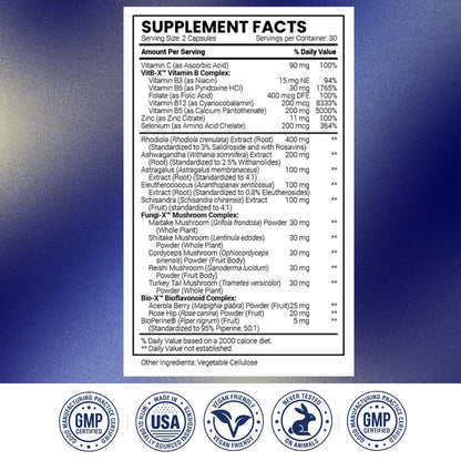 Research Verified Adrenal Support – 360 Capsules | Cortisol Balance & Energy