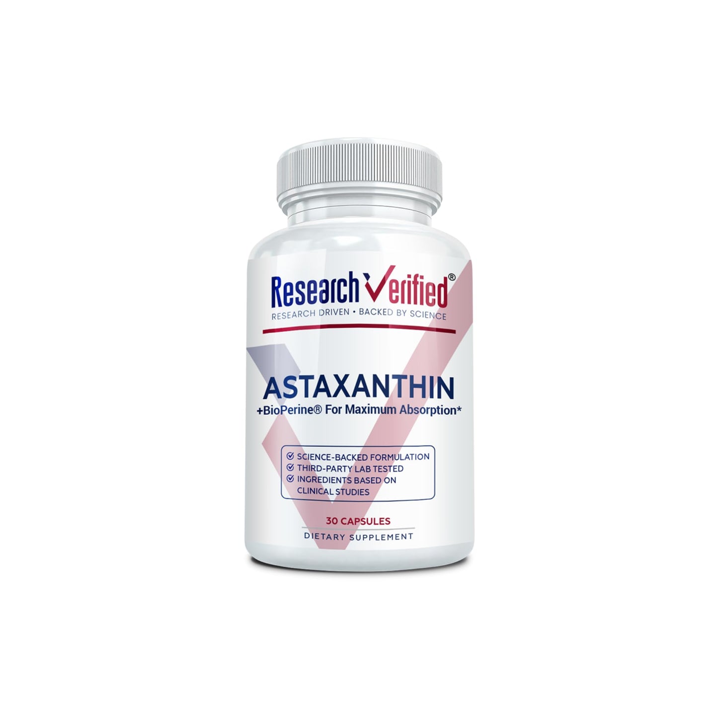 Research Verified Astaxanthin – Powerful Antioxidant for Skin, Eyes, Brain, Heart | 30 Capsules