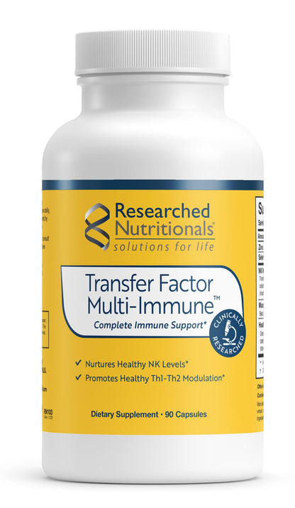 Researched Nutritionals Transfer Factor Multi-Immune Support – 90 Capsules