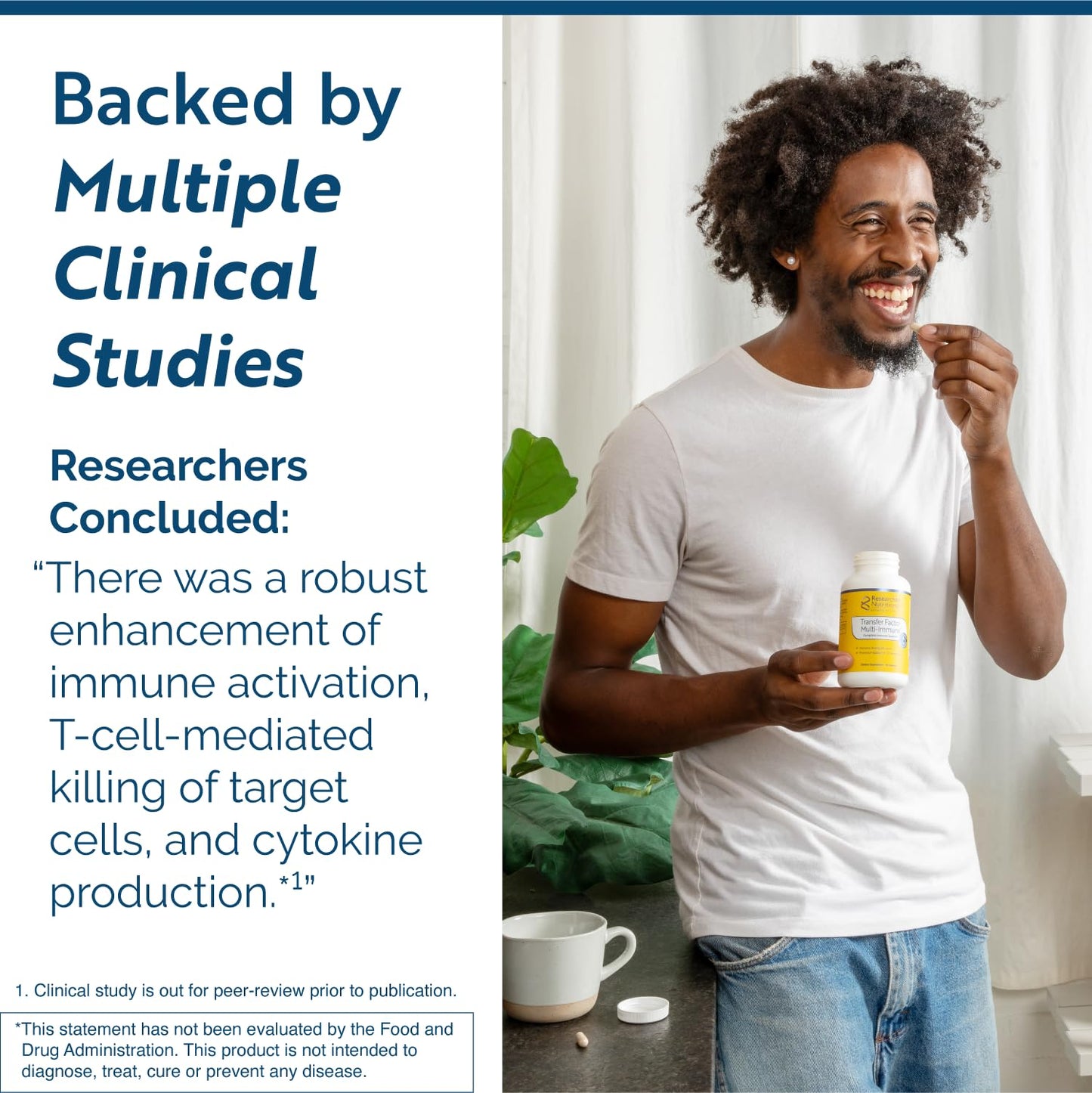 Researched Nutritionals Transfer Factor Multi-Immune Support – 90 Capsules