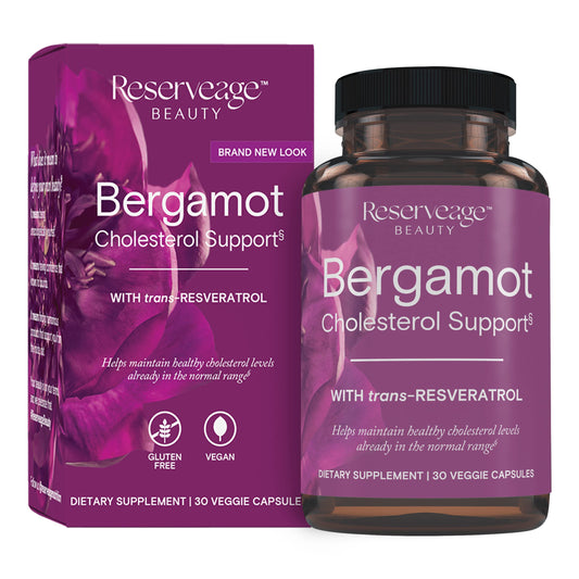 Reserveage Bergamot Cholesterol Support with Resveratrol – Heart Health Supplement | 30 Servings | Vegan & Non-GMO BritishVita | Premium UK Vitamins & Wellness Supplements