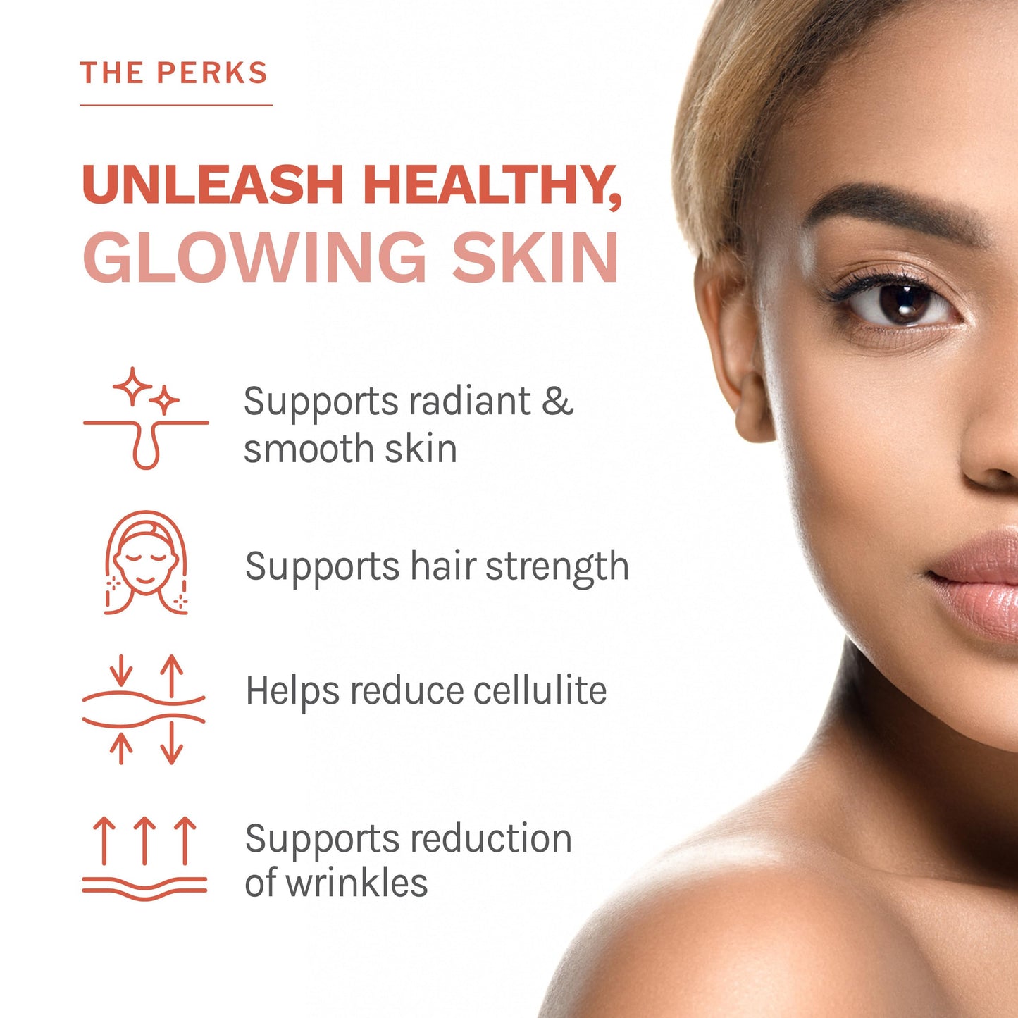 Reserveage Beauty Collagen Replenish Powder - No-Taste Collagen for Radiant Skin & Hair Growth - 8.25 oz