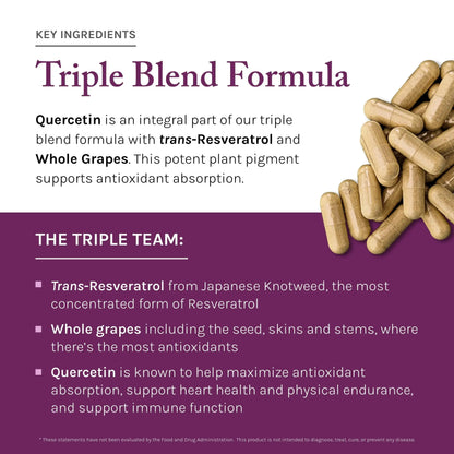 Reserveage Beauty Resveratrol 500 mg — Antioxidant Support for Heart & Aging BritishVita | Premium UK Vitamins & Wellness Supplements