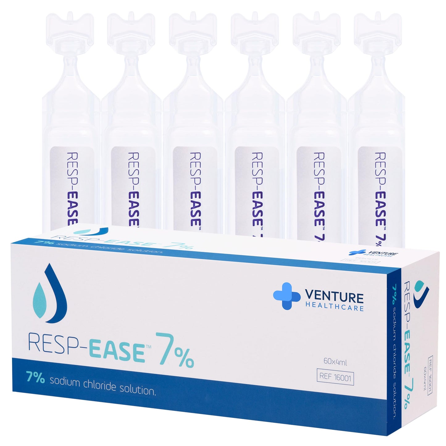 Resp-Ease 7% Saline Solution for Nebulizers and Nasal Care – 240ml