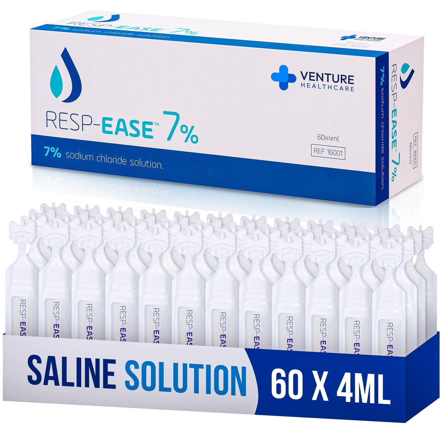 Resp-Ease 7% Saline Solution for Nebulizers and Nasal Care – 240ml