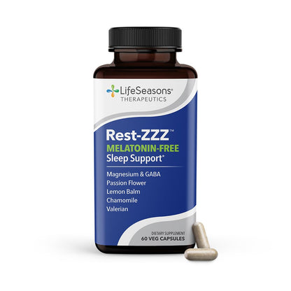 LifeSeasons Rest-ZZZ Melatonin-Free Sleep Support - Calms Nervous System