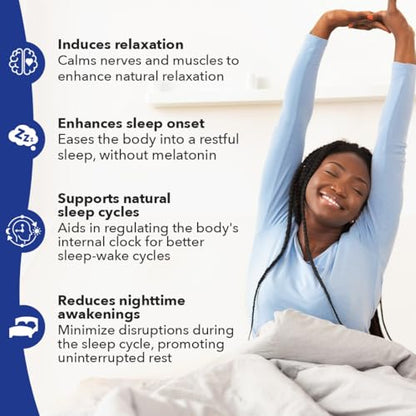 LifeSeasons Rest-ZZZ Melatonin-Free Sleep Support - Calms Nervous System