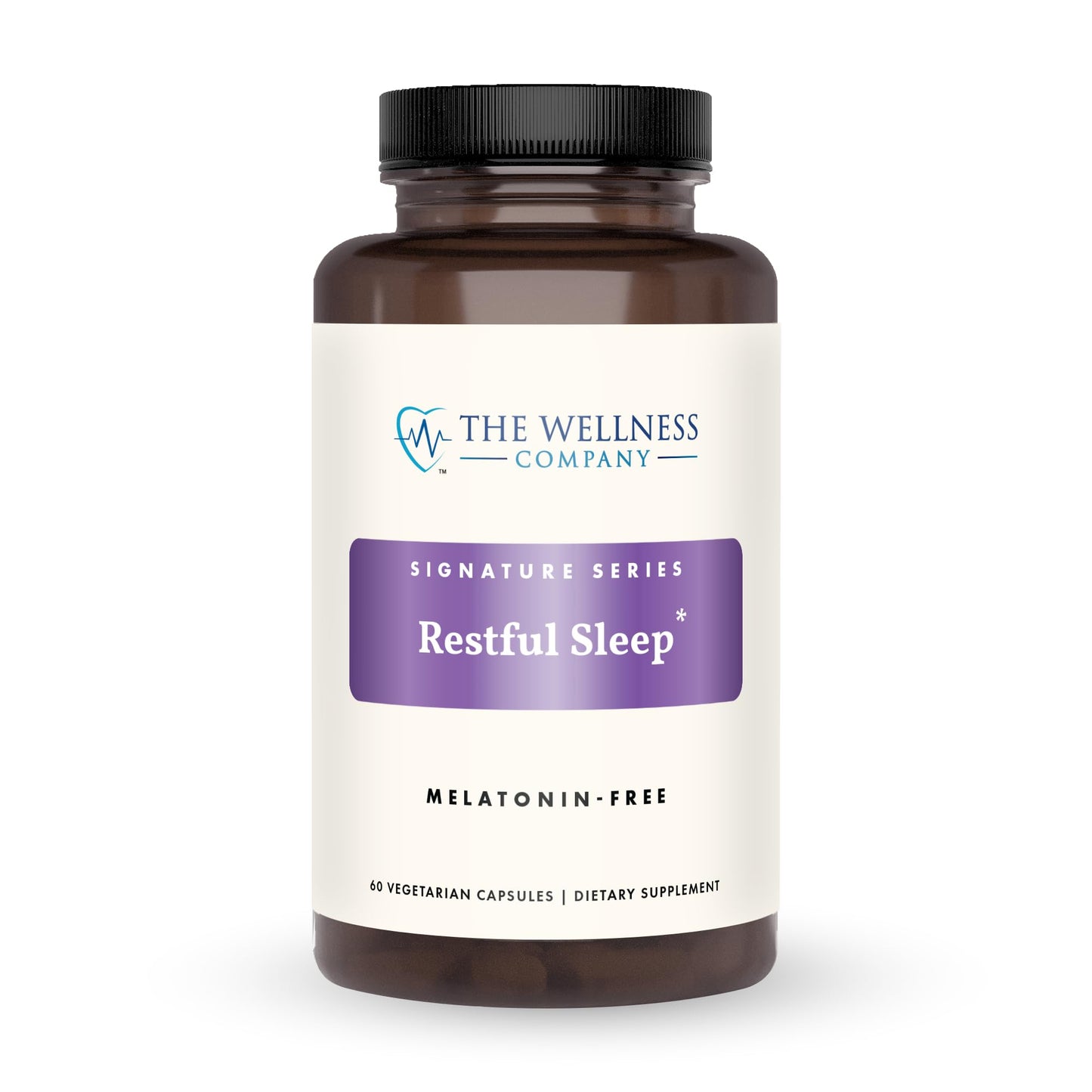 The Wellness Company Restful Sleep - Melatonin-Free Deep Sleep & REM Support - 60ct (1 Month Supply)