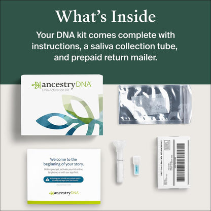 AncestryDNA + Traits Genetic Test Kit: Personalized Traits, DNA Ethnicity & Origins | Complete DNA Test & Ancestry Reports