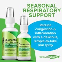 Results RNA Quercetin Seasonal – Immune & Respiratory Support Oral Spray (4 oz)