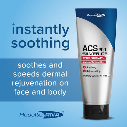 Results RNA ACS 200 Silver-Glutathione Gel – Advanced Colloidal Silver for Wound Care (2 oz)