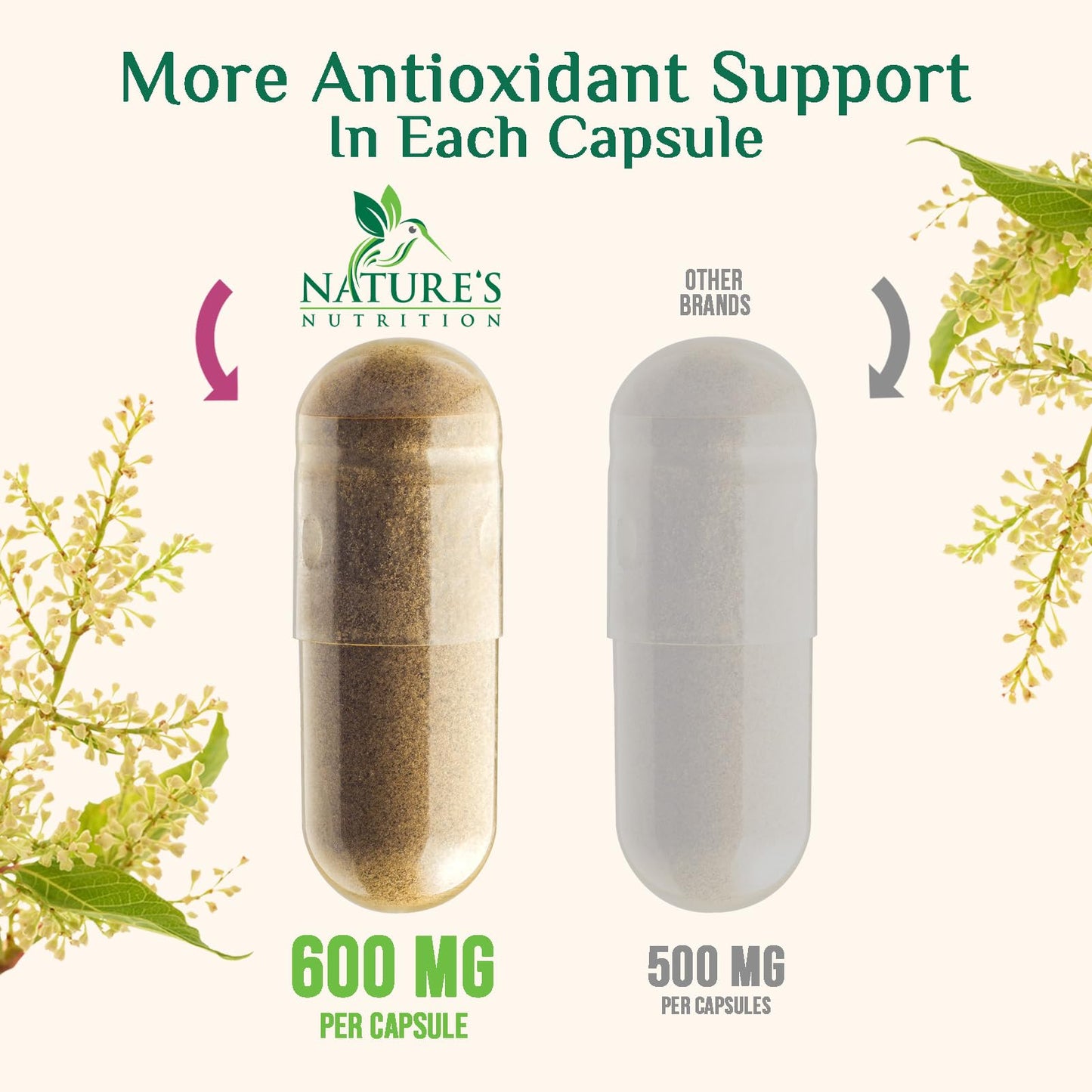 Resveratrol 1800mg - Extra Strength Antioxidants | Immune & Heart Health | 120 Vegan Capsules