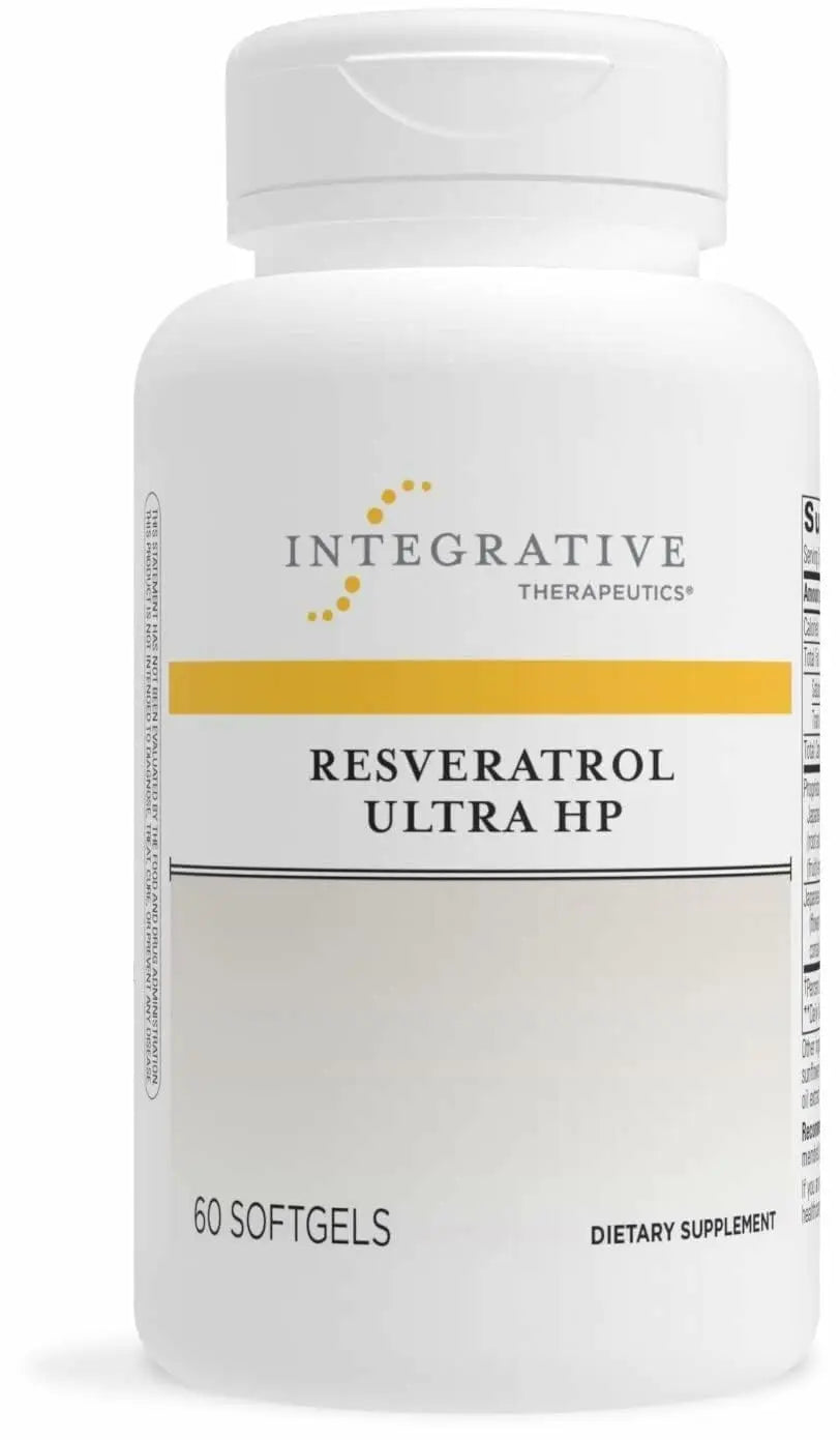 Integrative Therapeutics Resveratrol Ultra HP - Heart Health Support | 60 Softgels | Gluten-Free & Non-Soy BritishVita | Premium UK Vitamins & Wellness Supplements
