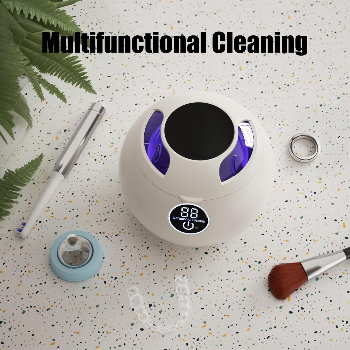 Retainer Cleaner Machine 45kHz Ultrasonic – 200ML, 3 Cleaning Modes