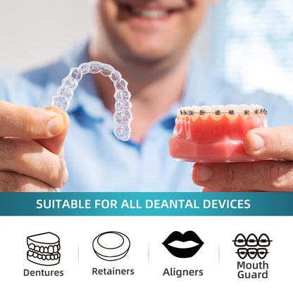Retainer Cleaner Tablets – Invisalign Cleaner, Denture Cleaning Tablets, 3-Month Supply | Y-Kelin
