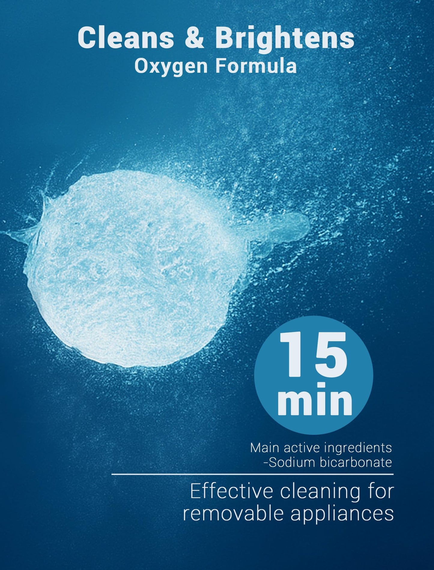Retainer Cleaner Tablets (120 pcs) - Invisalign, Aligners, Mint Fresh