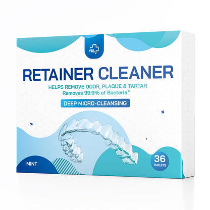 Retainer & Denture Cleaner Tablets – 36 Tabs (1 Month) for Aligners & Mouth Guards