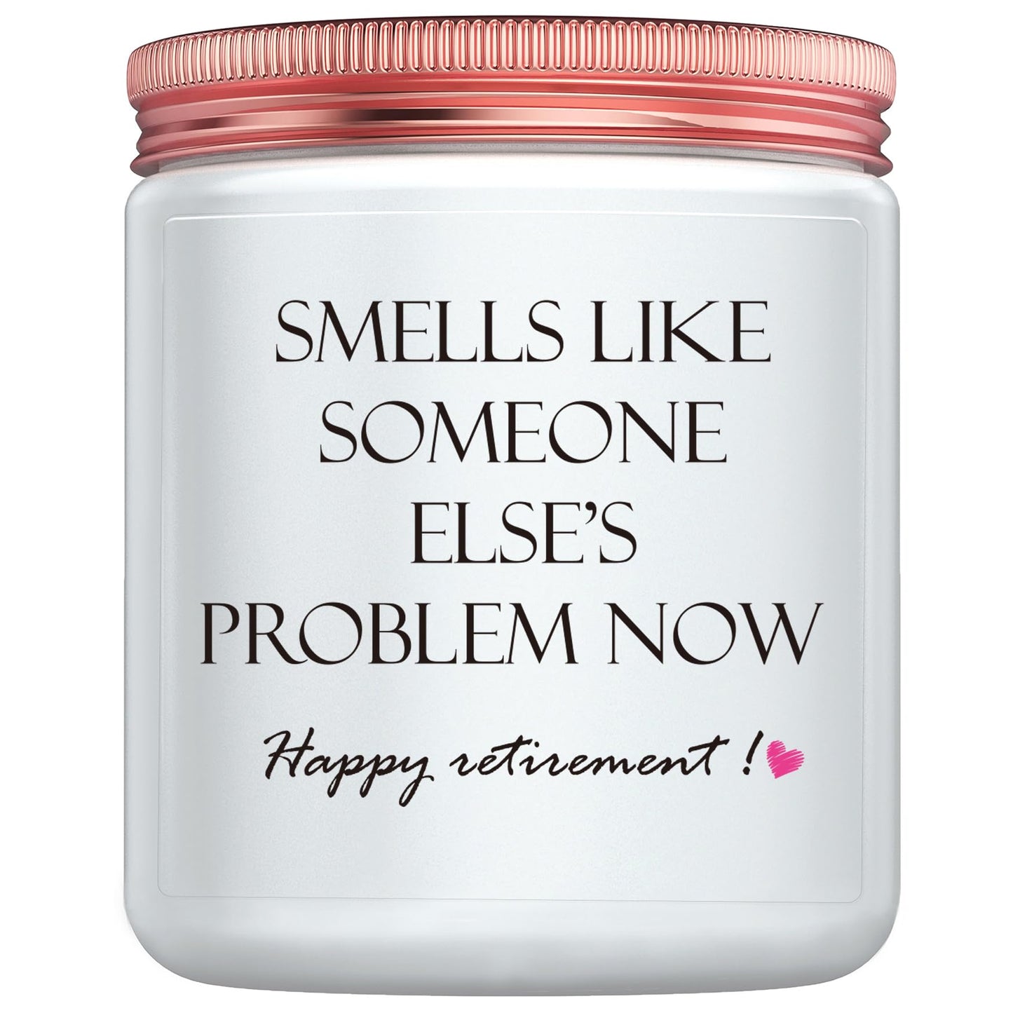 Retirement Gifts for Women & Men | Lavender Scent Candle - Funny 2025 Gift Idea