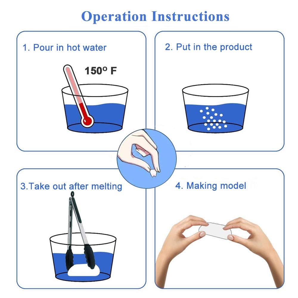 Tooth Filling Thermal Beads – DIY Moldable Temporary Teeth Repair Kit (2 Pack)