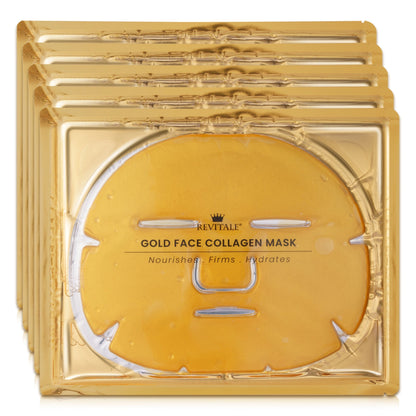 Revitale 24K Gold Face Collagen Mask - Nourishes, Firms & Hydrates