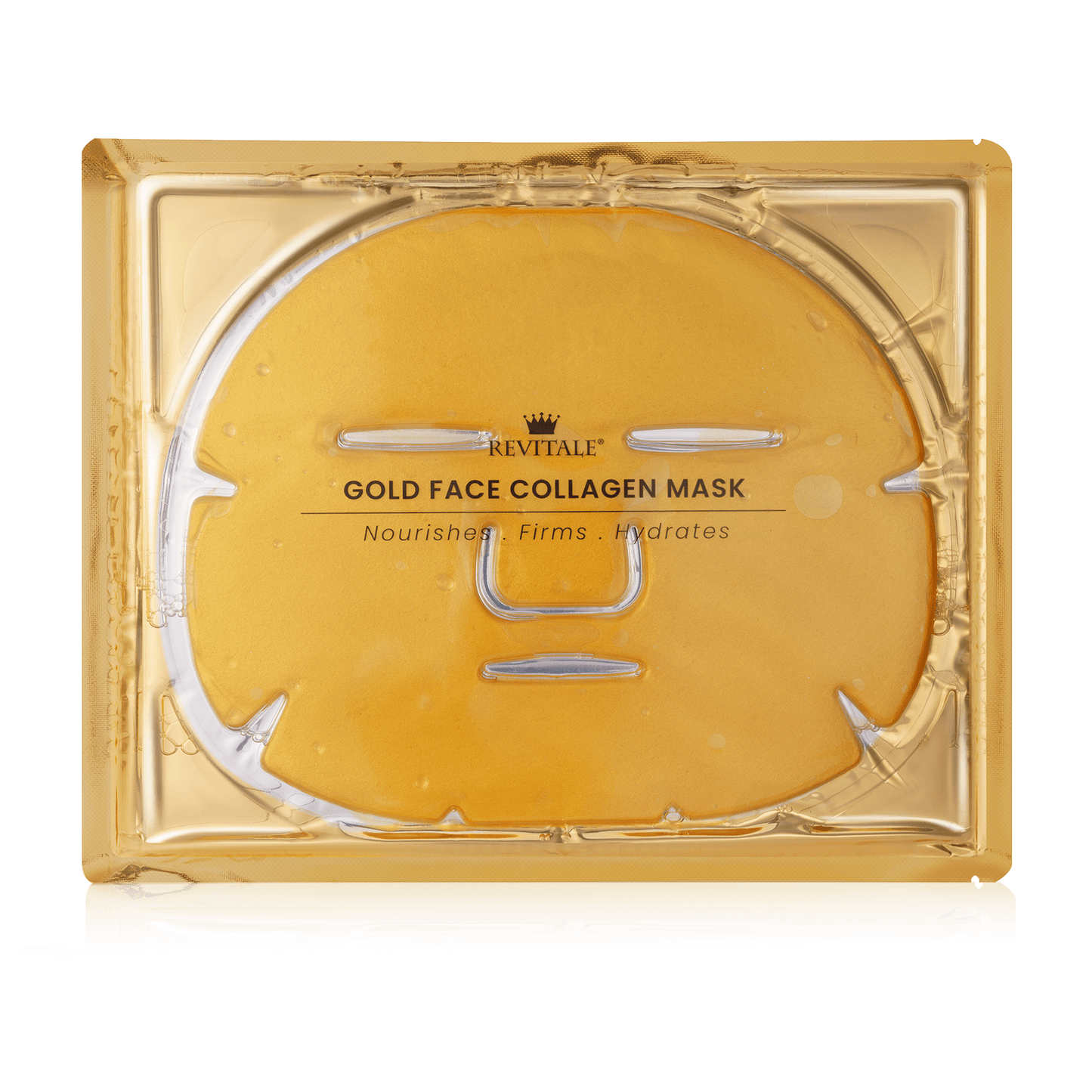 Revitale 24K Gold Face Collagen Mask - Nourishes, Firms & Hydrates