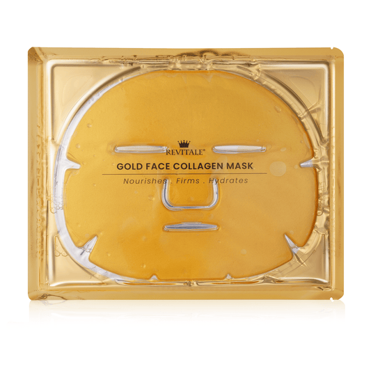 Revitale 24K Gold Face Collagen Mask - Nourishes, Firms & Hydrates