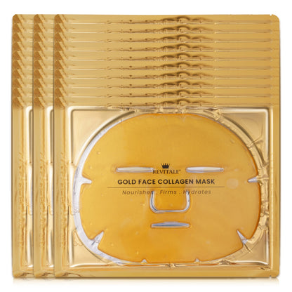 Revitale 24K Gold Face Collagen Mask - Nourishes, Firms & Hydrates