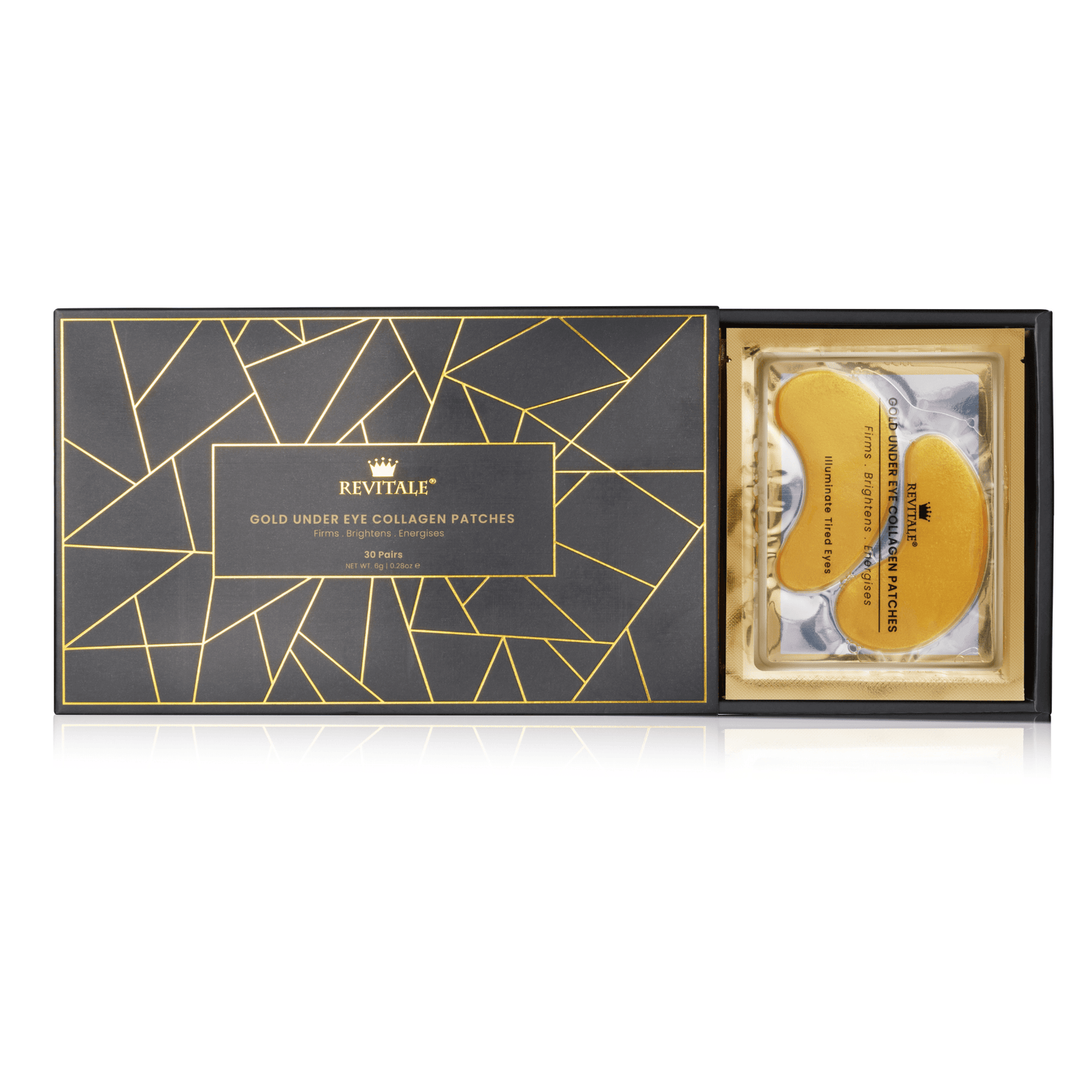 Revitale Gold Under Eye Collagen Patches (30 Pairs)(Gift Pack)