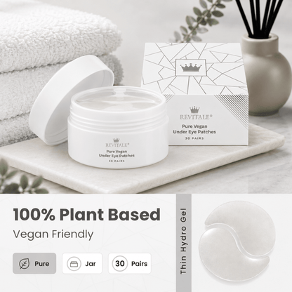 Revitale Pure Vegan Under Eye Patches (30 Pairs)