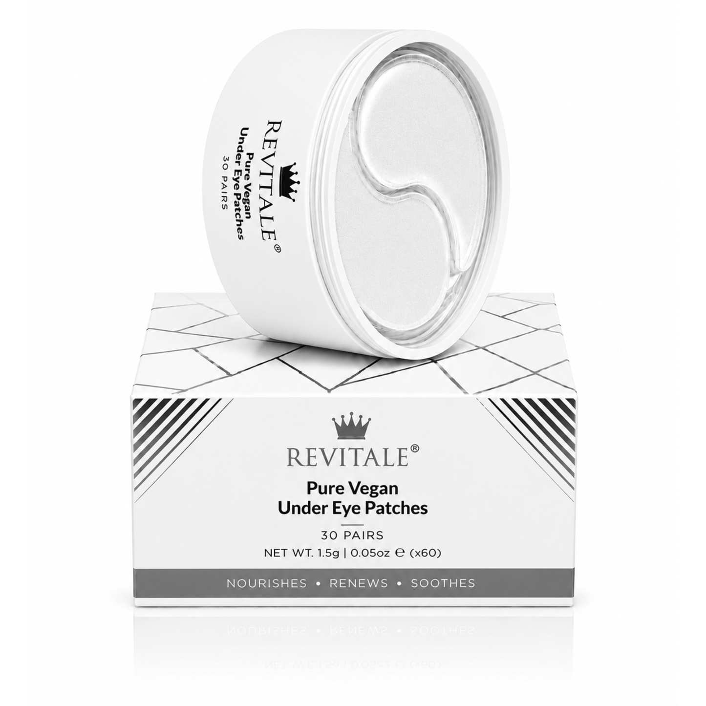 Revitale Pure Vegan Under Eye Patches (30 Pairs)