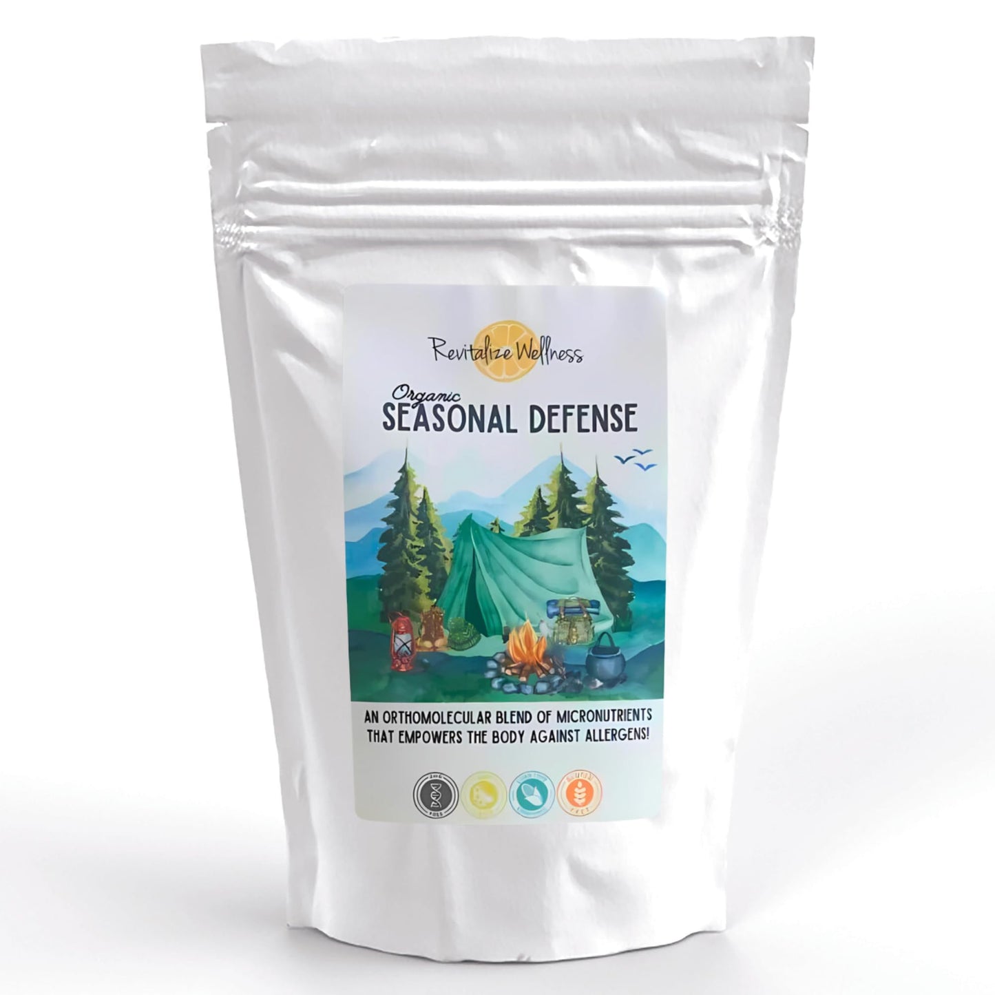 Revitalize Wellness Seasonal Defense Powder – Bromelain, NAC, Quercetin, Vitamin C | 30 Servings
