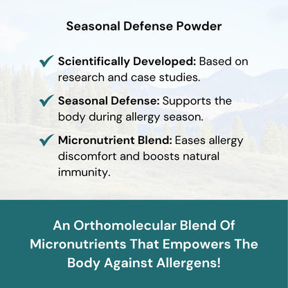 Revitalize Wellness Seasonal Defense Powder – Bromelain, NAC, Quercetin, Vitamin C | 30 Servings