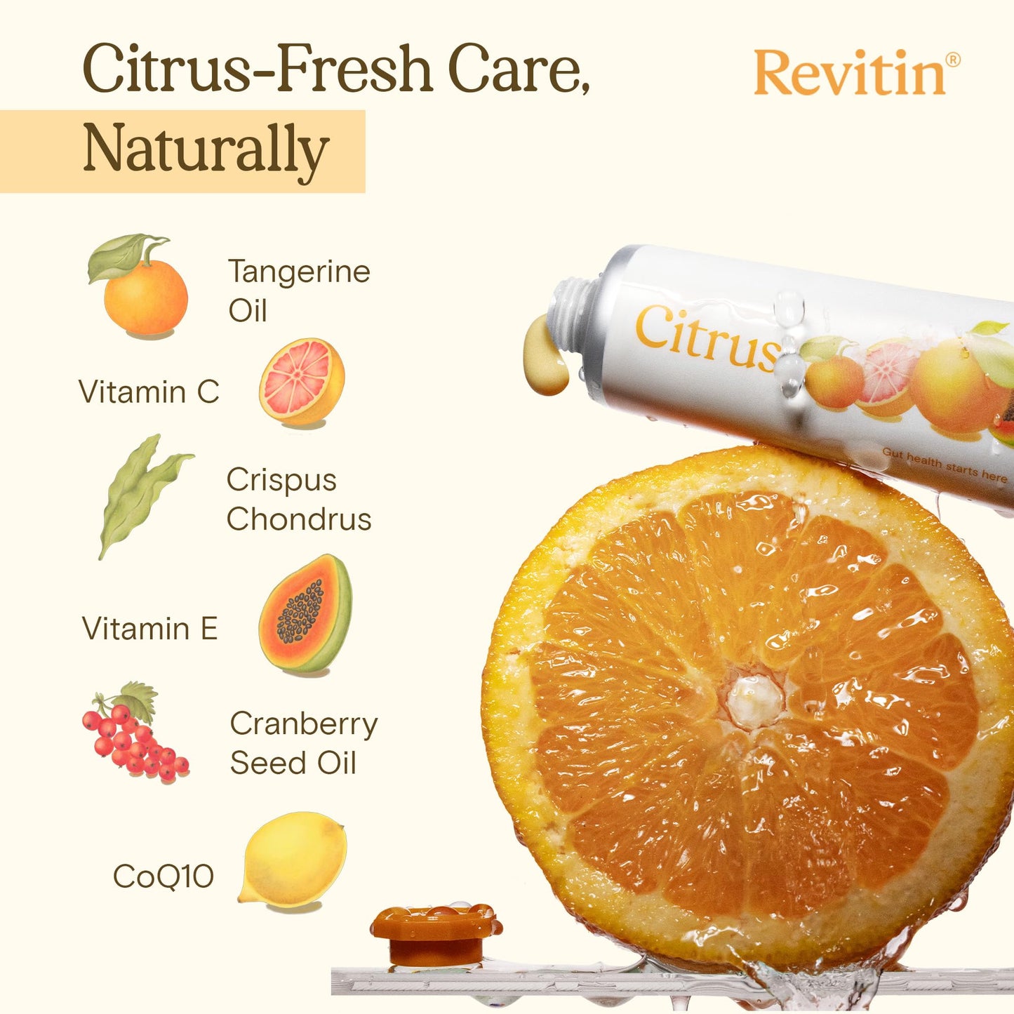 Revitin Toothpaste – Fluoride-Free Prebiotic Citrus (Pack of 2) | Non-Toxic, Kid Approved
